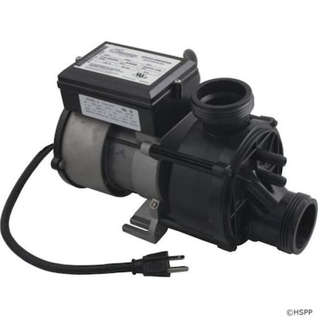 Powerhouse 115V 5.5A Bath Pump Genesis Front & Top with Air Switch PO1413599